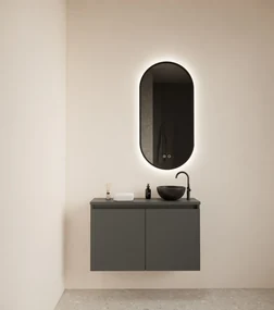Gliss Design Echo toiletmeubel 80cm graphite