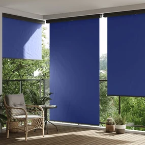 vidaXL Balkonscherm 170x250 cm blauw