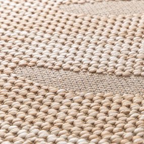 Garden Impressions Buitenkleed Ø160 cm - leaf taupe