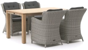 Intenso Milano/ROUGH-S 160cm dining tuinset 5-delig