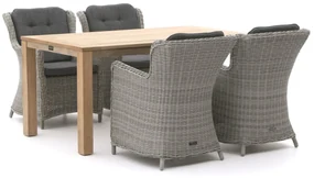 Intenso Milano/ROUGH-S 160cm dining tuinset 5-delig