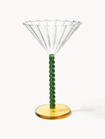Martiniglaasjes Perle van borosilicaatglas, 2-delig