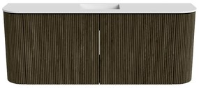 Mondiaz Joya 105cm toiletmeubel ronding links/rechts shadow met wastafel faye midden zonder kraangat talc