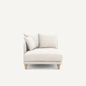 Chaise longue in jaspé stof, LAZARE