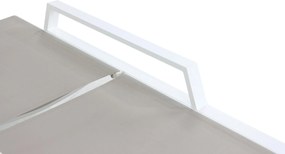 Lifestyle Garden Furniture Licata Ligbed Verstelbaar Aluminium/Textileen /Aluminium/textileen Wit