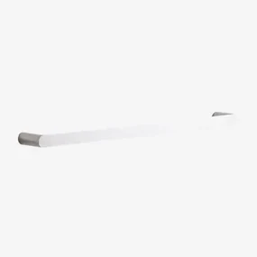 Wandhanddoekrek Met Stang (↔︎60 Cm) Voor Badkamer In Rvs Alameda Geborsteld Grijs - Sklum
