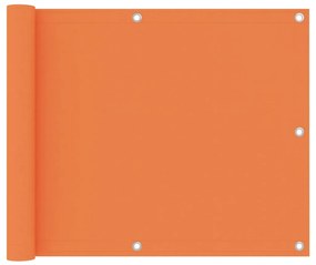 vidaXL Balkonscherm 75x400 cm oxford stof oranje