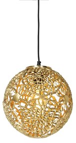 QAZQA Art Deco hanglamp goud - Maro Art Deco E27 rond Binnenverlichting Lamp