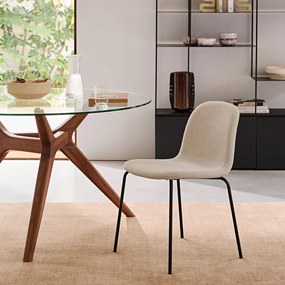 Stoel van katoen en linnen Tibby