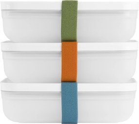 ZWILLING Fresh &amp; Save Vacuüm brooddoos set, L plat / 6-delig, Kunststof, semitransparant-Grijs - Fresh &amp; Save - ZWILLING