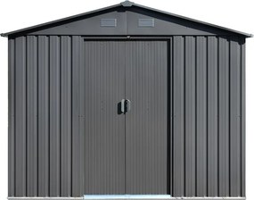 Metalen gereedschapsschuur Helsinki 2,4 x 3 m Store Boss antraciet