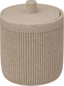 5Five Onyx Wattenpot - Zandkleur - Polyresin - 10x12 cm