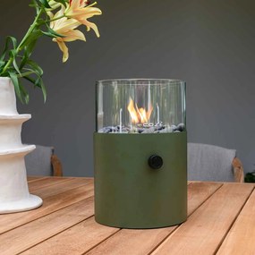 Cosi Fires Cosiscoop XL gaslantaarn Ø20,5x30 cm - mosgreen