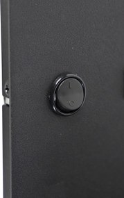 Moderne wandlamp USB zwart met flexarm - Duppio