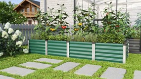 Vitavia Verhoogd zaaibed Linus In&Out 401 L - zeegras/alu - 40,3cm