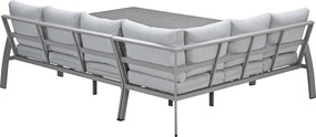 Garden Impressions Cameron lounge dining set 4-delig links - valley sand