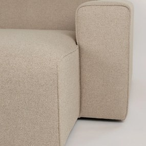 Zuiver Milka Cappuccino Kleine Bank Met Chaise Longue Rechts Cappuccino