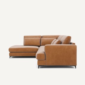 Omvormbare hoekbank links, fluweel, Marsile