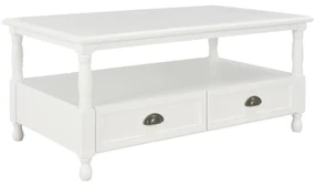 vidaXL Salontafel 100x55x45 cm hout wit