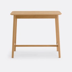 Uitschuifbare hoge tafel in fineereik, Lombard