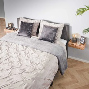 Hangend Nachtkastje Boomstam 40 Cm Breed (set Van 2) - 40x20x10cm.