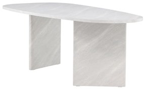 Organische Eettafel Groot Wit - 100 X 220cm.