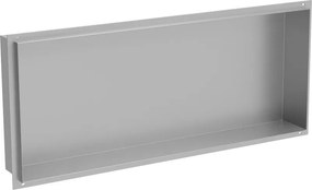 Mexen X-Wall-NR nisvak plank zonder flens 75 x 30 cm, inox - 1911753010