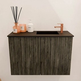 Mondiaz Joya 60cm toiletmeubel shadow met wastafel faye rechts 1 kraangat urban