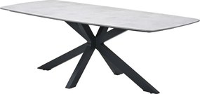 Garden Impressions Fiore tuintafel 220x100xH72 cm - donker grijs