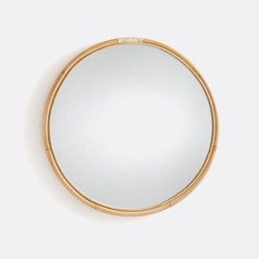 Ronde spiegel in rotanØ90 cm, Nogu
