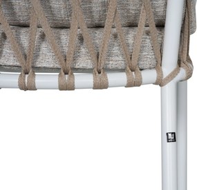 Tuinset 6 personen 220 cm Rope Wit Lifestyle Garden Furniture Morano/Tavona