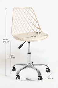 Pak 4 Mima-bureaustoelen in