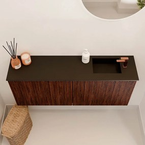 Mondiaz Joya 100cm toiletmeubel ruby met wastafel faye rechts 1 kraangat urban
