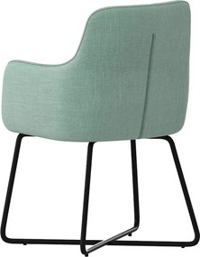Eetkamerstoel - Arne - stof Bjorn grof geweven mint