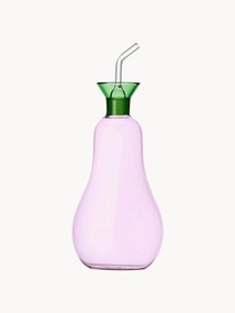Handgemaakte azijn- en olie-fles Vegetables van borosilicaatglas