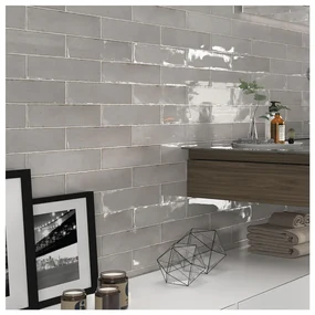 Wandtegel 7,5x30 Cm Cifre Soul Pearl Glans RBT164
