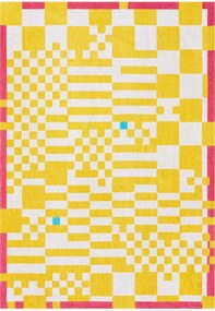 Wasbaar jacquard in- & outdoor vloerkleed Chess