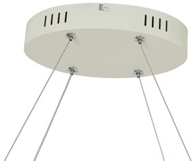 Scandinavische hanglamp beige 110cm incl. LED 3-staps dimbaar - Circuit