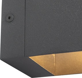 Moderne wandlamp donkergrijs - Transfer