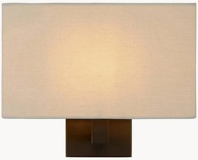Wandlamp Bogota met linnen lampenkap