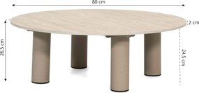 Loungeset tuin 5 personen Aluminium Taupe  Lifestyle Garden Furniture Organio