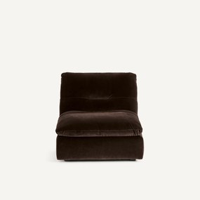 Modulaire fauteuil in fluweel, GIULIANO