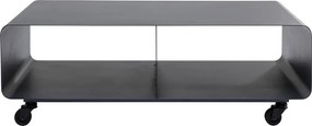 Kare Design Lounge M Verrijdbaar Tv-meubel Donkergrijs - 90x42x30cm.