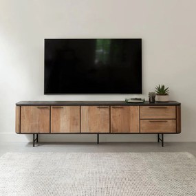 DTP Home Soho Tv-meubel Mortex En Teak 230 Cm - 230x40x60cm.