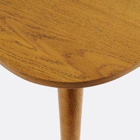 Tafel voor 3 personen in eik, Quilda
