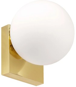 Wandlamp Wandlamp Glazen Bol Goud APP1009-1W