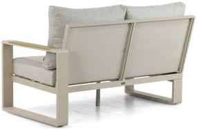 Hoek loungeset 5 personen Aluminium/Polywood (teakfinish) Taupe  Lifestyle Garden Furniture Lezo