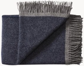 Wollen plaid Alrø met franjes