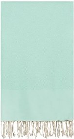 Lantara - Plaid Of Grand Foulard Mint Katoen - Groen