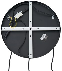 Hotel Chique hanglamp zwart met goud en groen glas 3-lichts - Zuzanna